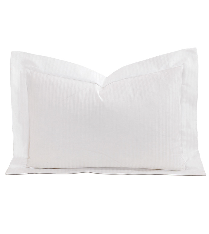 EMILIO WHITE BOUDOIR SHAM - ,