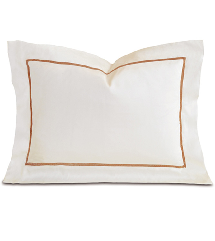 Linea Velvet Ribbon Boudoir In Ivory & Antique - ,