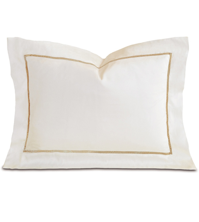 Linea Velvet Ribbon Boudoir In Ivory & Sable - ,