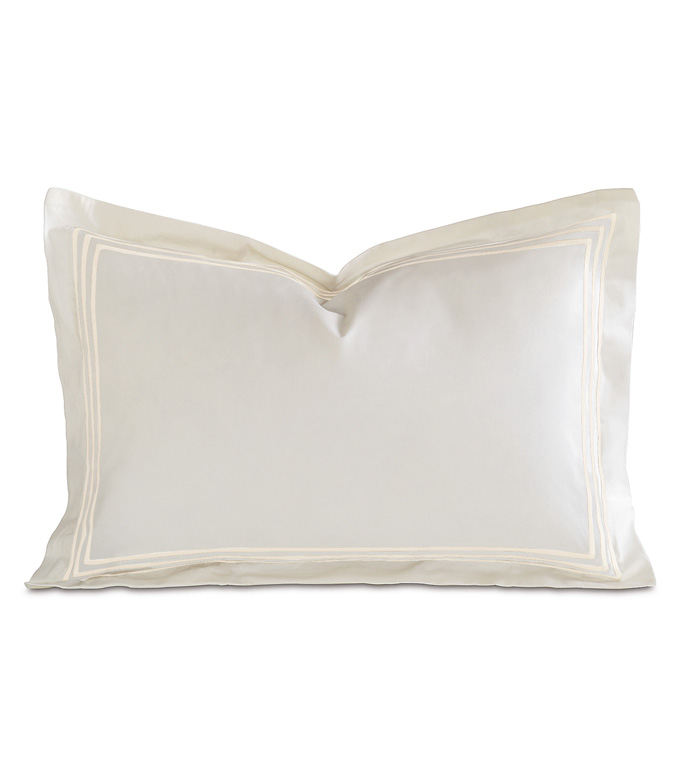 TESSA IVORY/CREME BOUDOIR SHAM - ,