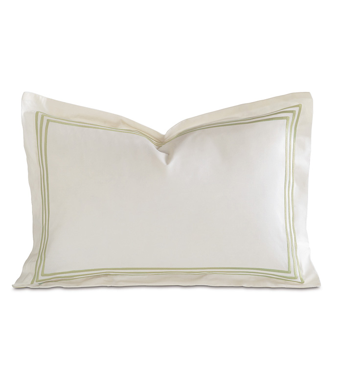 TESSA IVORY/PEAR BOUDOIR SHAM - ,