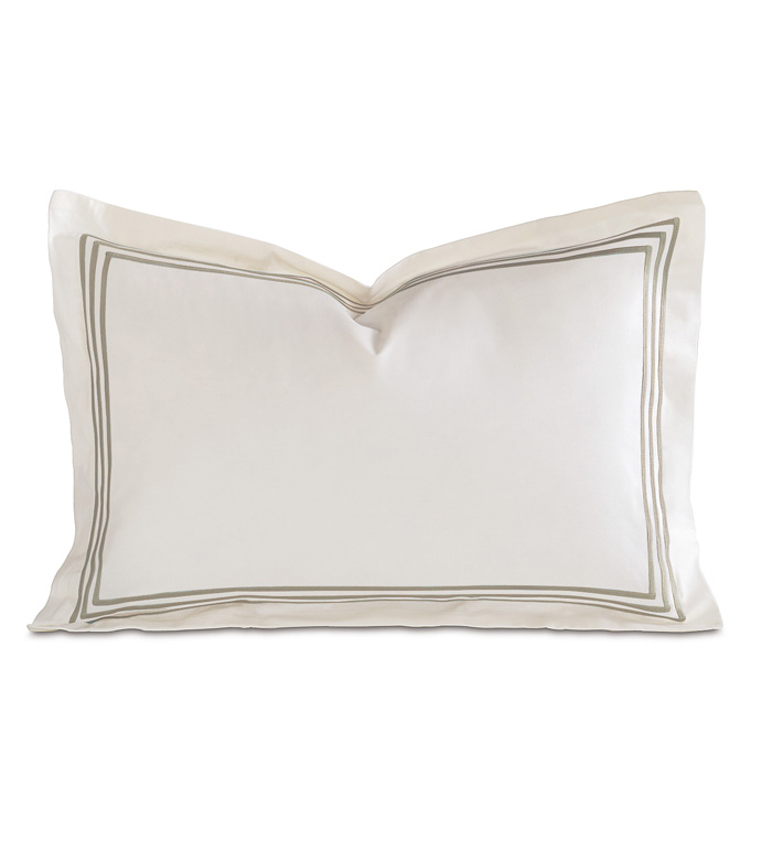 TESSA IVORY/SABLE BOUDOIR SHAM - ,