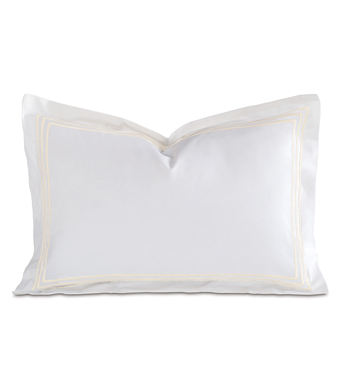 Tessa White/Creme Boudoir Sham - ,