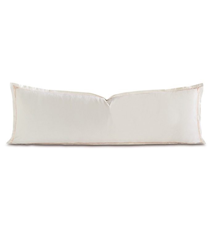 Tessa Ivory/Blush Grand Sham - ,