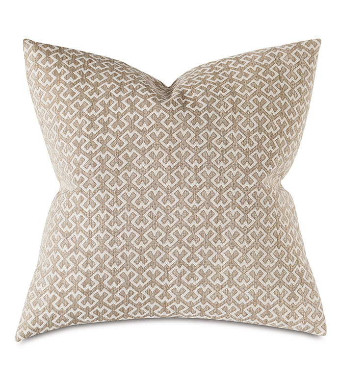 Sina Woven Decorative Pillow In Sienna Eastern Accents