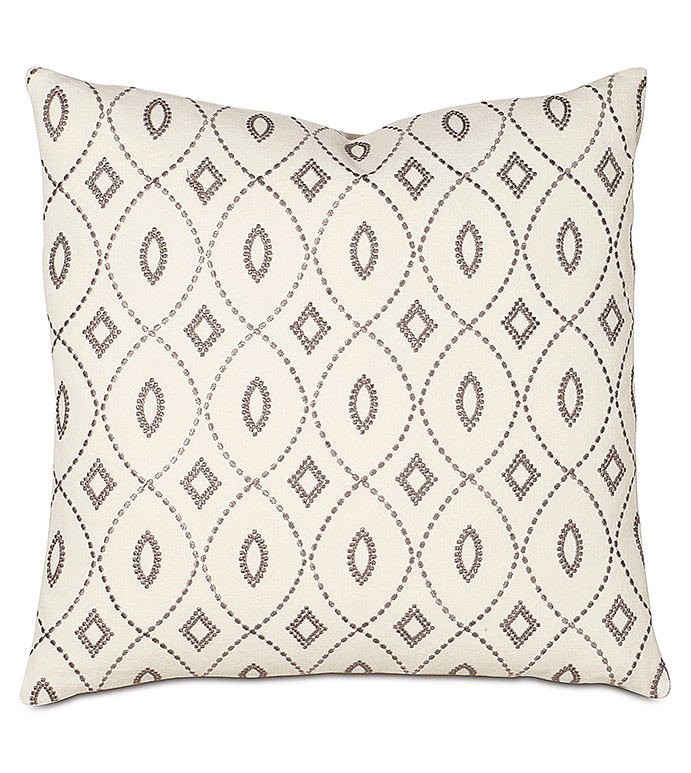 Midnight Poppy Dec Pillow A - PILLOW,BED PILLOW,ABSTRACT PILLOW,WHIMSICAL PILLOW,FEMINE PILLOW,FEATHER PILLOW,THROW PILLOW,ACCENT PILLOW,DECORATIVE PILLOW,CUSTOMIZABLE PILLOW,SQUARE PILLOW,GRAY TOSS CUSHION