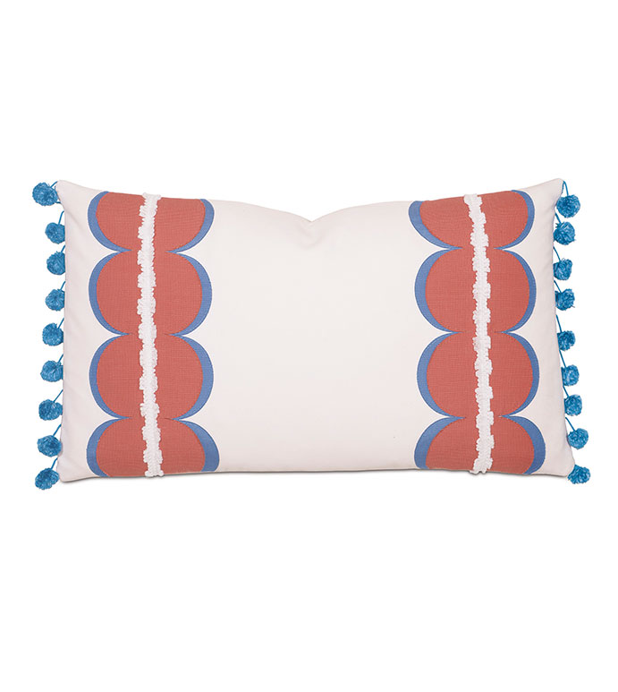 Wicking Cloud WITH inserts & ball trim - PILLOW,BOLSTER PILLOW,OUTDOOR PILLOW,WHIMSICAL PILLOW,GEOMETRIC PILLOW,SUNBRELLA PILLOW,THROW PILLOW,MILDEW PROOF PILLOW,DECORATIVE PILLOW,CUSTOMIZABLE PILLOW,CELERIE KEMBLE PILLOW