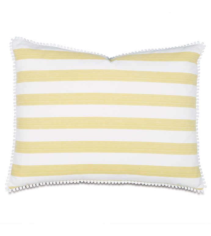 Pineapple Bobble Standard Sham - pillow,traditional pillow,standard sham pillow,yellow pillow,rectangle pillow,throw pillow,accent pillow,decorative pillow,feather pillow,customizable pillow,zipper closure pillow