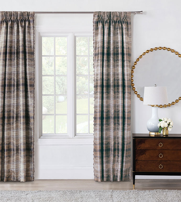 IMOGEN METAL CURTAIN PANELS LEFT