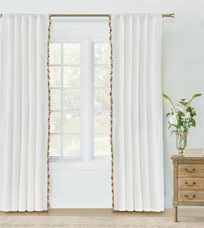 Breeze Shell Curtain Panel Left