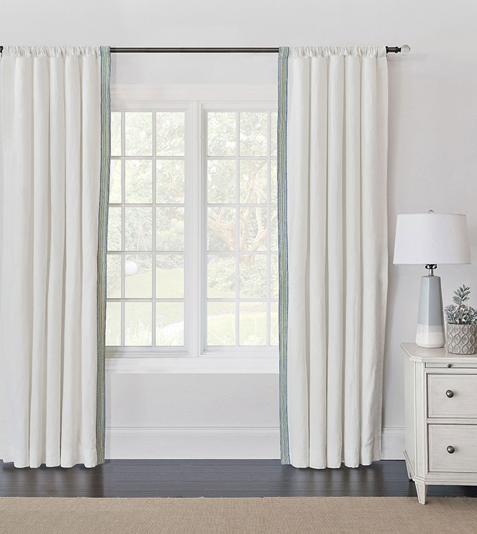Breeze Shell Curtain Panel Left