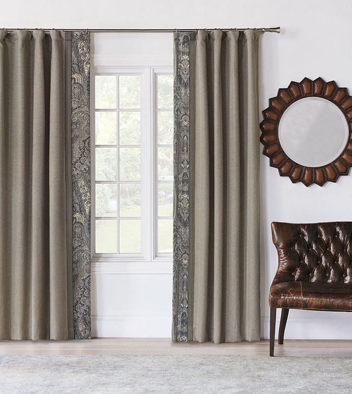 Wicklow Heather Curtain Panel Left