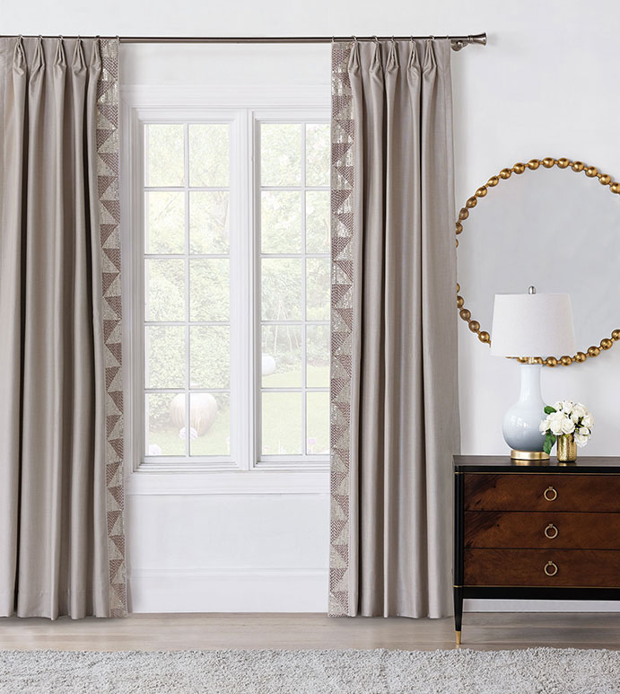 Teryn Sequined Curtain Panel (left)