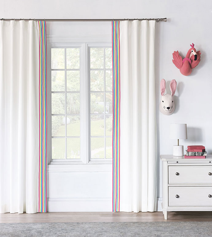 ESSEX WHITE CURTAIN PANEL RIGHT