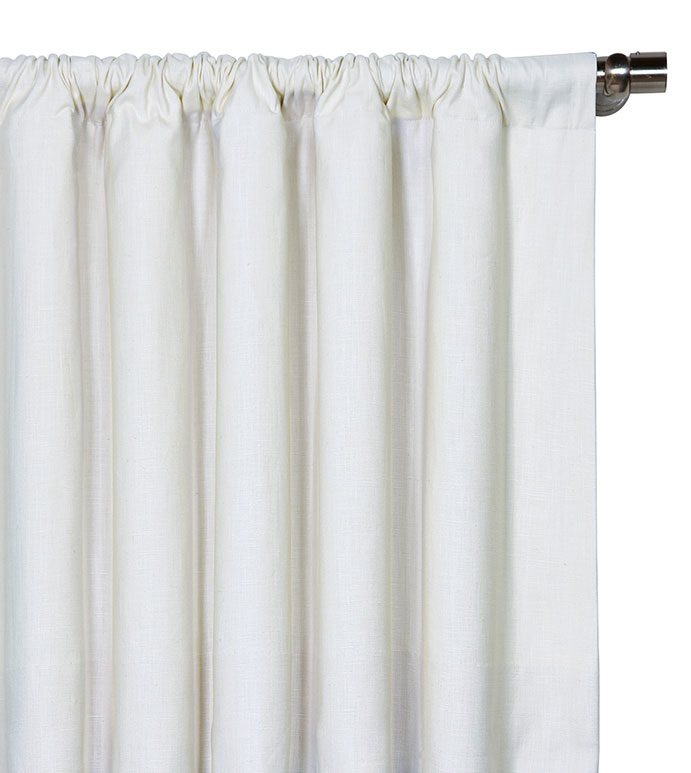 Breeze White Curtain Panel - ,