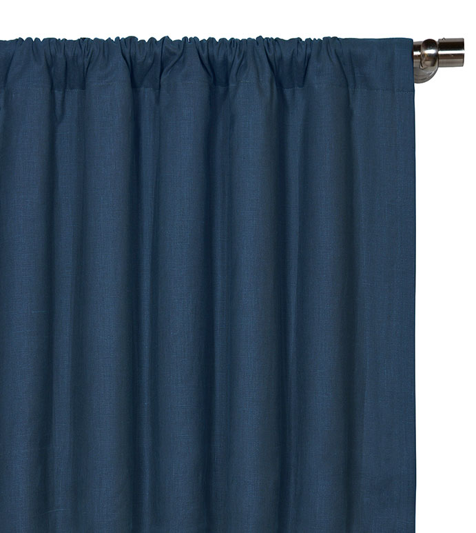 Breeze Indigo Curtain Panel - ,
