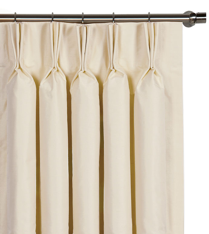 Edris Ivory Curtain Panel - ,