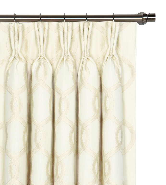 Gresham Snow Curtain Panel - ,