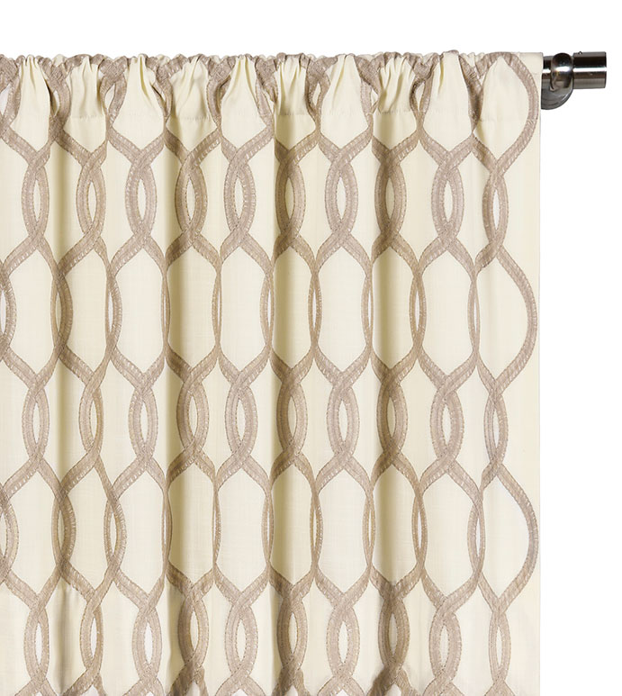 Gresham Suede Curtain Panel - ,