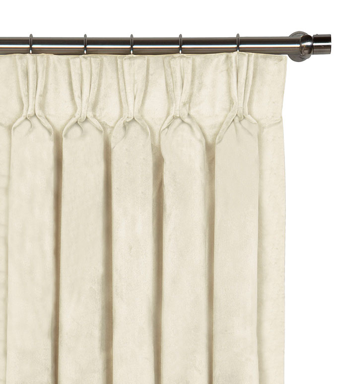 Nellis Ivory Curtain Panel - ,