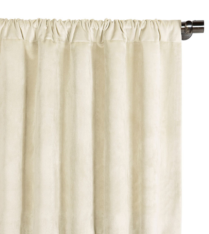 Nellis Ivory Curtain Panel - ,