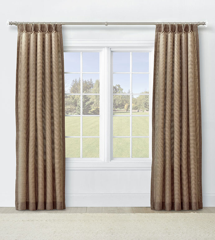 Pershing Sand Curtain Panel - ,
