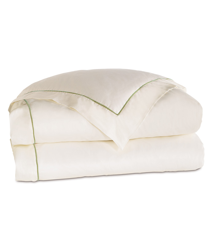 LINEA IVORY/ALOE DUVET COVER - ,