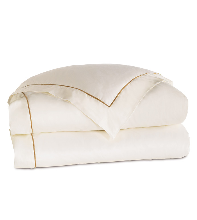 LINEA IVORY/ANTIQUE DUVET COVER - ,