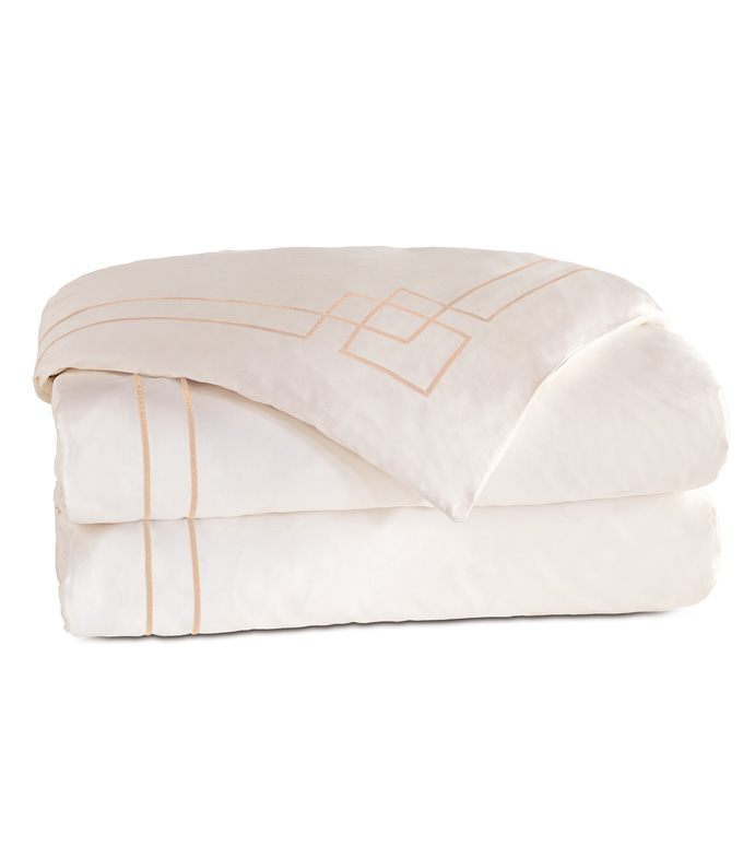 GRAFICO IVORY/NECTAR DUVET COVER - ,