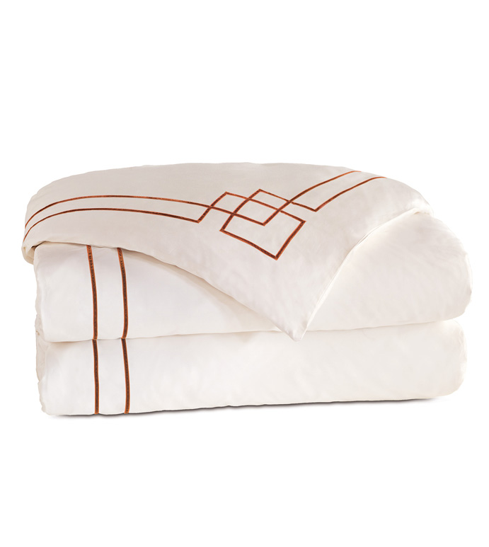 GRAFICO IVORY/SHIRAZ DUVET COVER - ,