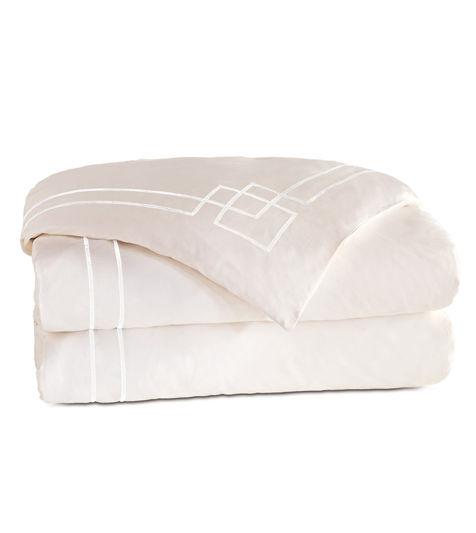 GRAFICO IVORY/WHITE DUVET COVER - ,