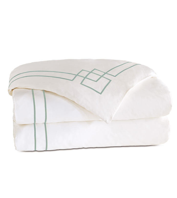 GRAFICO WHITE/ALOE DUVET COVER - ,