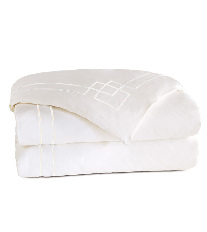 GRAFICO WHITE/WHITE DUVET COVER - ,