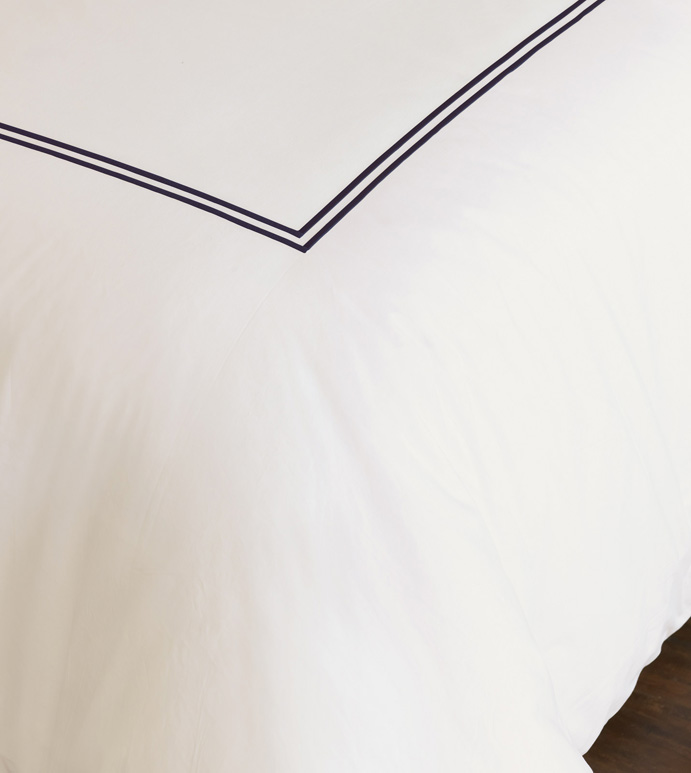 ENZO IVORY/BLACK DUVET COVER - ,