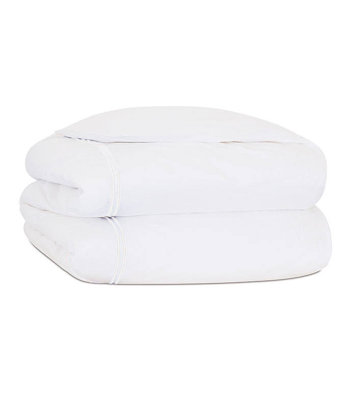 ENZO WHITE/WHITE DUVET COVER - ,