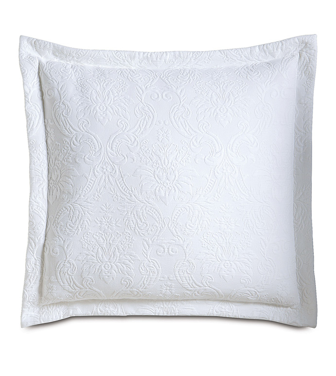 Sandrine White Euro Sham - ,