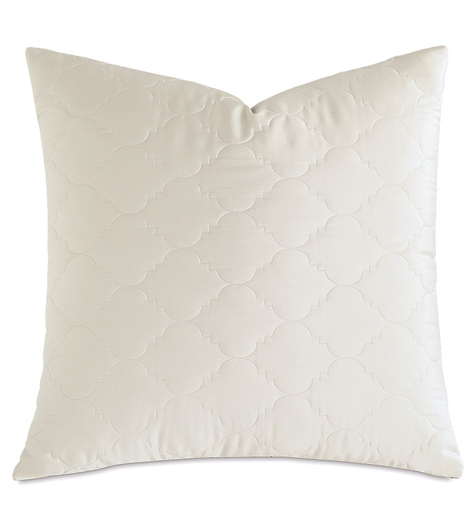 Viola Ivory Euro Sham - ,