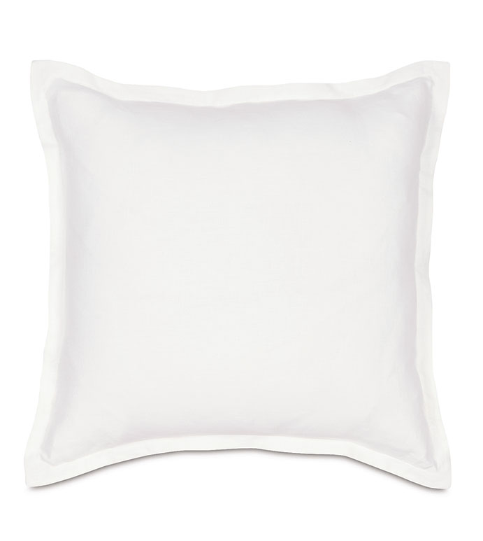 Resort Shell Euro Sham - PILLOW,EURO SHAM,LINEN PILLOW,TRADITIONAL PILLOW,TOSS CUSHION,THROW PILLOW,ACCENT PILLOW,RESORT PILLOW,CUSTOMIZED PILLOW,DECORATIVE PILLOW,EURO PILLOW,WHITE PILLOW,TOP OF BED