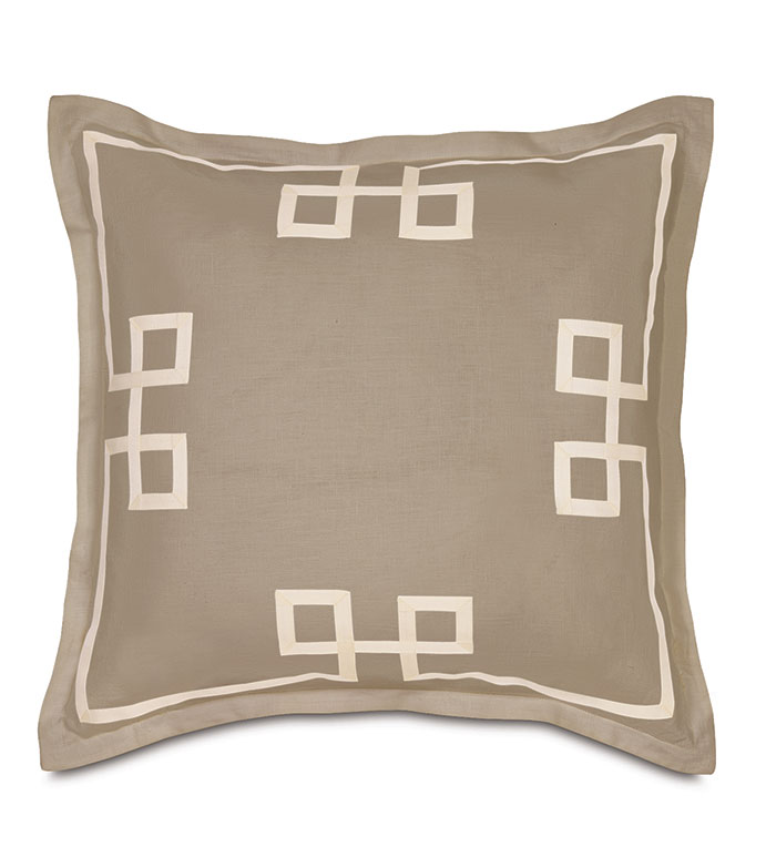 Resort Bisque Fret Euro Sham - ,