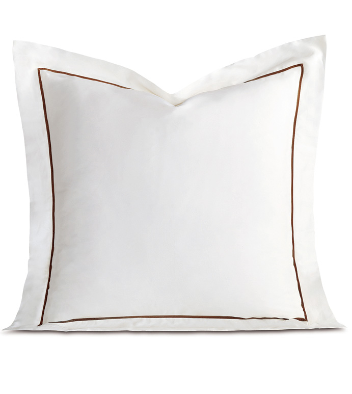 LINEA WHITE/WALNUT EURO SHAM - ,