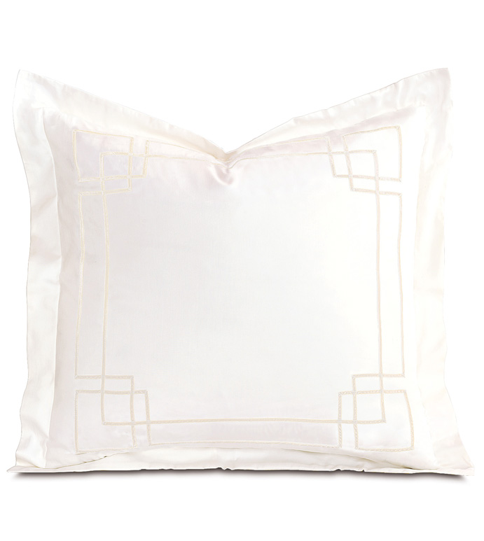 GRAFICO IVORY/ECRU EURO SHAM - ,