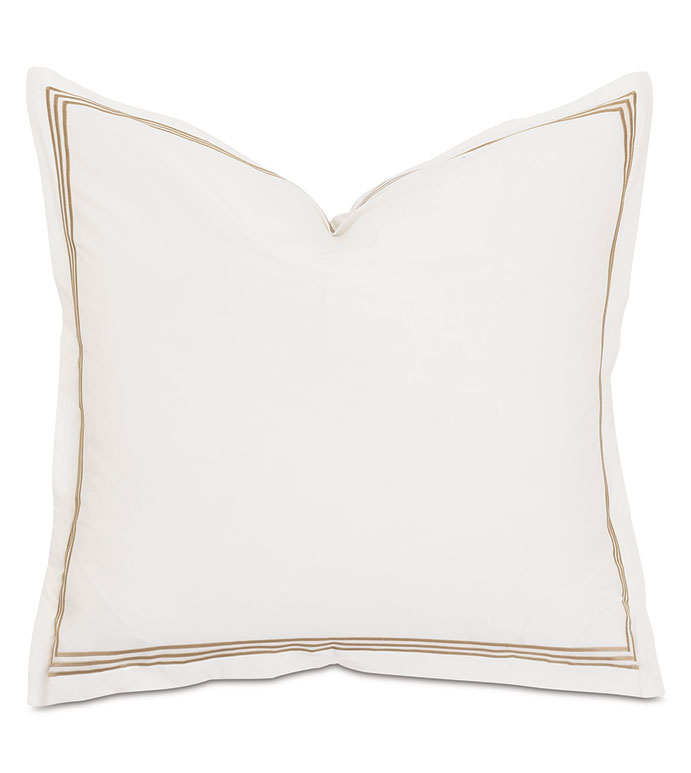 TESSA IVORY/ANTIQUE EURO SHAM - ,
