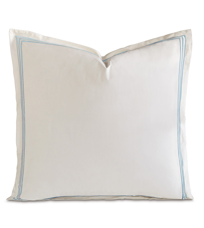 TESSA IVORY/SKY EURO SHAM - ,