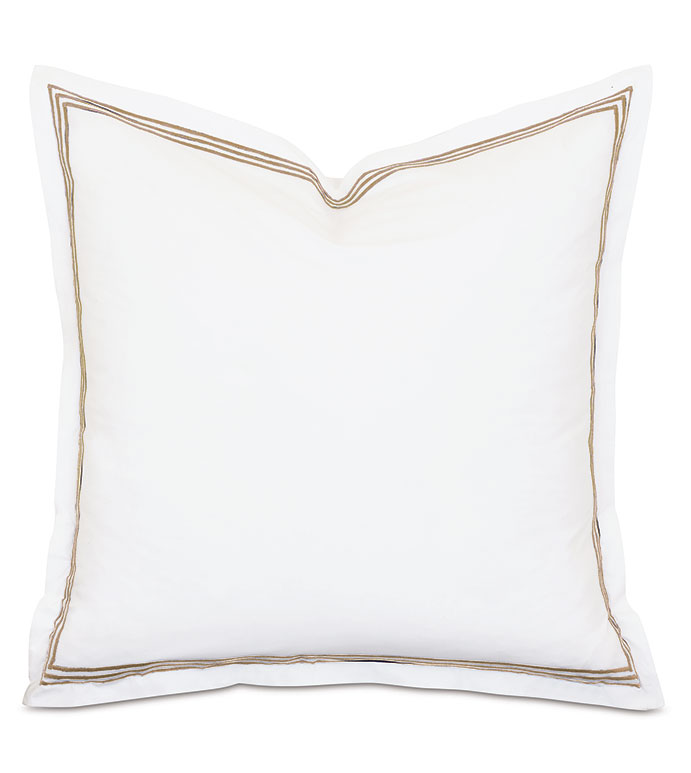 TESSA WHITE/ANTIQUE EURO SHAM - ,