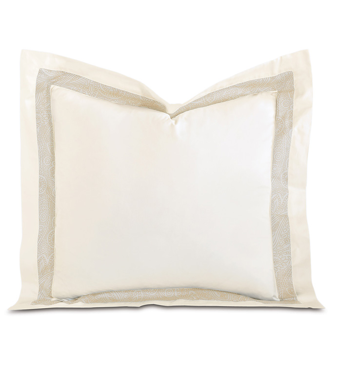 CORNICE IVORY/PEARL EURO SHAM - ,