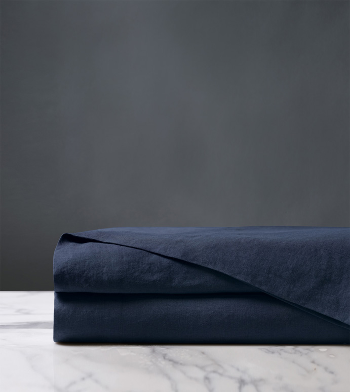 Shiloh Indigo Flat Sheet