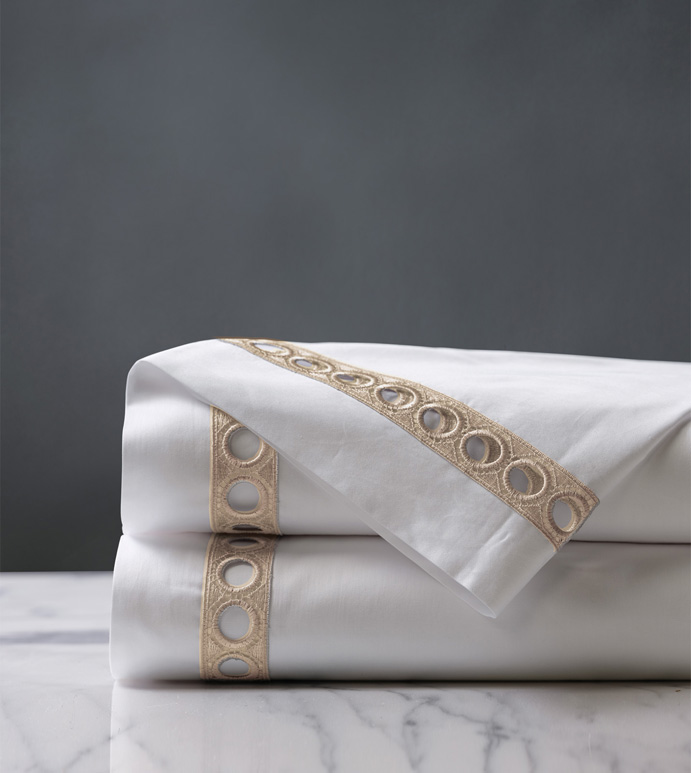 Celine Champagne Flat Sheet