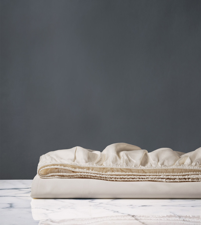 NUVOLA CLASSIC ECRU FITTED SHEET