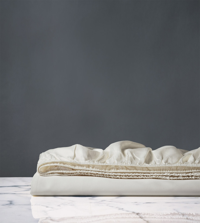 NUVOLA LUXE IVORY FITTED SHEET