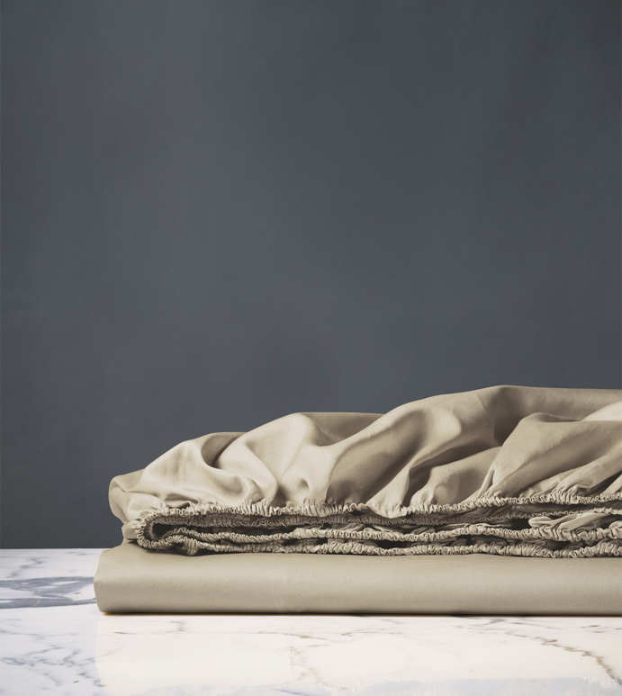 NUVOLA LUXE SABLE FITTED SHEET